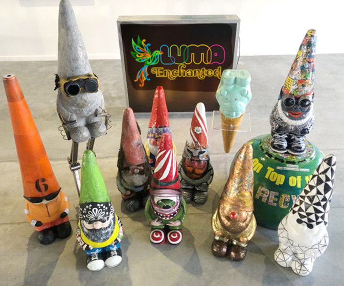 LUMA Enchanted our team gnomes
